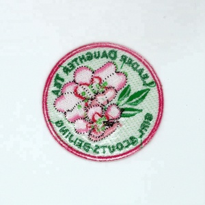 Tùy Chỉnh Thêu Trinh Sát Huy Hiệu Trinh Sát Cô Gái Sắt Trên Miếng Vá Thêu - Product Image 4