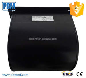 24V DC çift giriş galvanizli sac çelik santrifüj hava fanı 133mm duvar montaj rulman IP44 koruma PWM hız kontrolü - Product Image 6