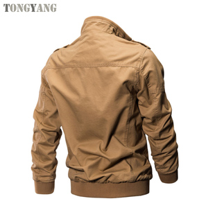 Chaquetas Bomber TONGYANG para Hombre, Ropa Exterior Táctica, Cortavientos Ligero y Transpirable, Chaquetas de Tallas Grandes - Product Image 4