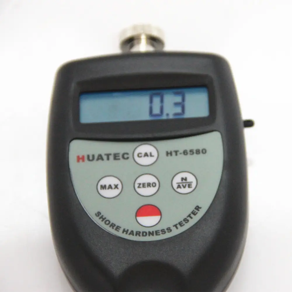 الرقمية شور Durometer HT-6580 OO (الشاطئ س س) مع المتكاملة التحقيق ل شور اختبار صلابة