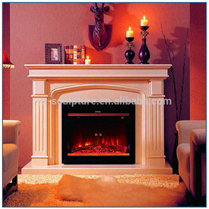 Manto de chimenea de piedra Natural grande para decoración, marco de chimenea victoriana francesa de mármol blanco envolvente, gran oferta - Product Image 6