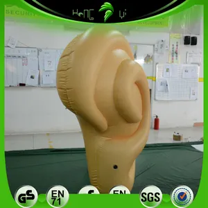 Otology Speech-globo inflable en forma de oreja de PVC, personalizado, para clínica