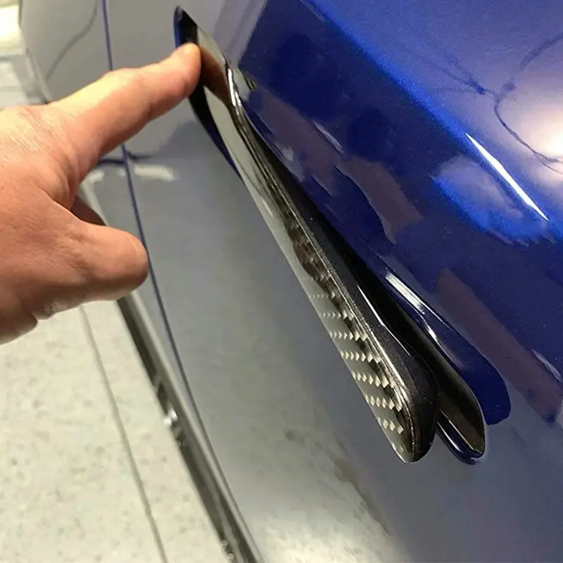 For Tesla Model 3 Car Door Handle Wrap Carbon Fiber Protector Car Accessories Interior Decorative Sticker
