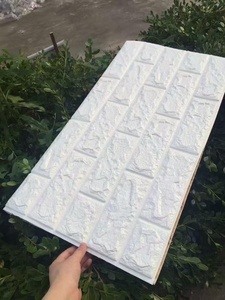 Revêtement mural autocollant en <span class=keywords><strong>mousse</strong></span> PE 3d, 70x77cm, papier peint en brique, panneau mural, offre spéciale en turquie - Product Image 5