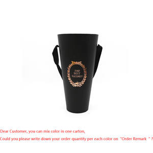 Caja de flores de papel ovalado portátil de lujo con logotipo personalizado, embalaje de ramo de flores, caja de <span class=keywords><strong>floristería</strong></span> de rosas - Product Image 2