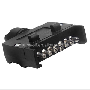 Australien Standard7-Pin Plat Prise <span class=keywords><strong>Remorque</strong></span> <span class=keywords><strong>Remorque</strong></span> Connecteur de Lumière 12 V <span class=keywords><strong>7</strong></span> Voies Mâle <span class=keywords><strong>Adaptateur</strong></span> de <span class=keywords><strong>Remorque</strong></span> Neuf - Product Image 4