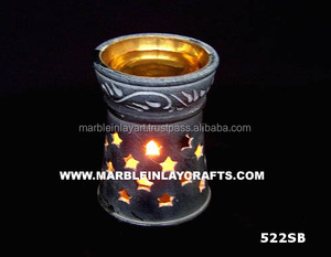โคมไฟน้ำมันหอมระเหยทำมือจากหินสบู่ - Product Image 1