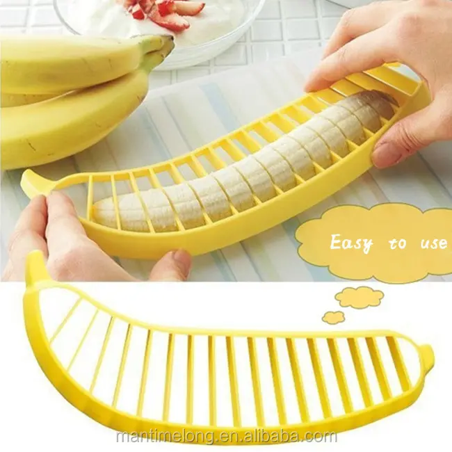 Banaan Snijmachines Cutter/Keuken Tool Slice Chop Banaan Chips Banana Slicer