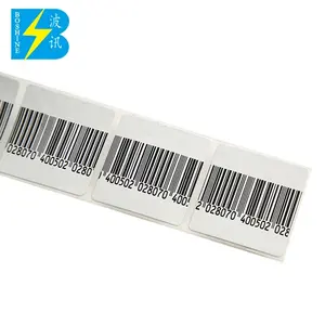 Boshine hot sale good quality 4x4 barcode 8.2mhz rf security anti-theft eas soft label