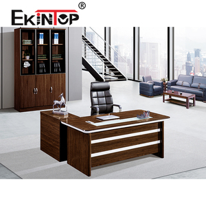 Ekintop Home <span class=keywords><strong>Office</strong></span> <span class=keywords><strong>Furniture</strong></span> Modern <span class=keywords><strong>Luxury</strong></span> Executive Mdf Escritorio de oficina - Product Image 1