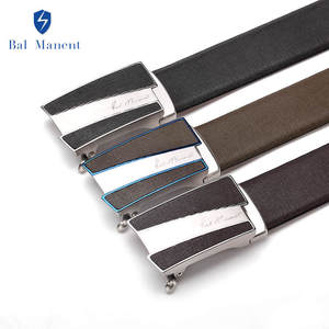 Boucle Américain Fait En Cuir <span class=keywords><strong>Ceintures</strong></span> Pour Hommes En Cuir Noir Et Brun, <span class=keywords><strong>Ceintures</strong></span> Pour Hommes <span class=keywords><strong>Sans</strong></span> Boucle - Product Image 4