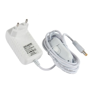 Mới nhất thiết kế trắng DC 5V 12V 24V 1A 1.5A Power Adapter với on off chuyển đổi - Product Image 4