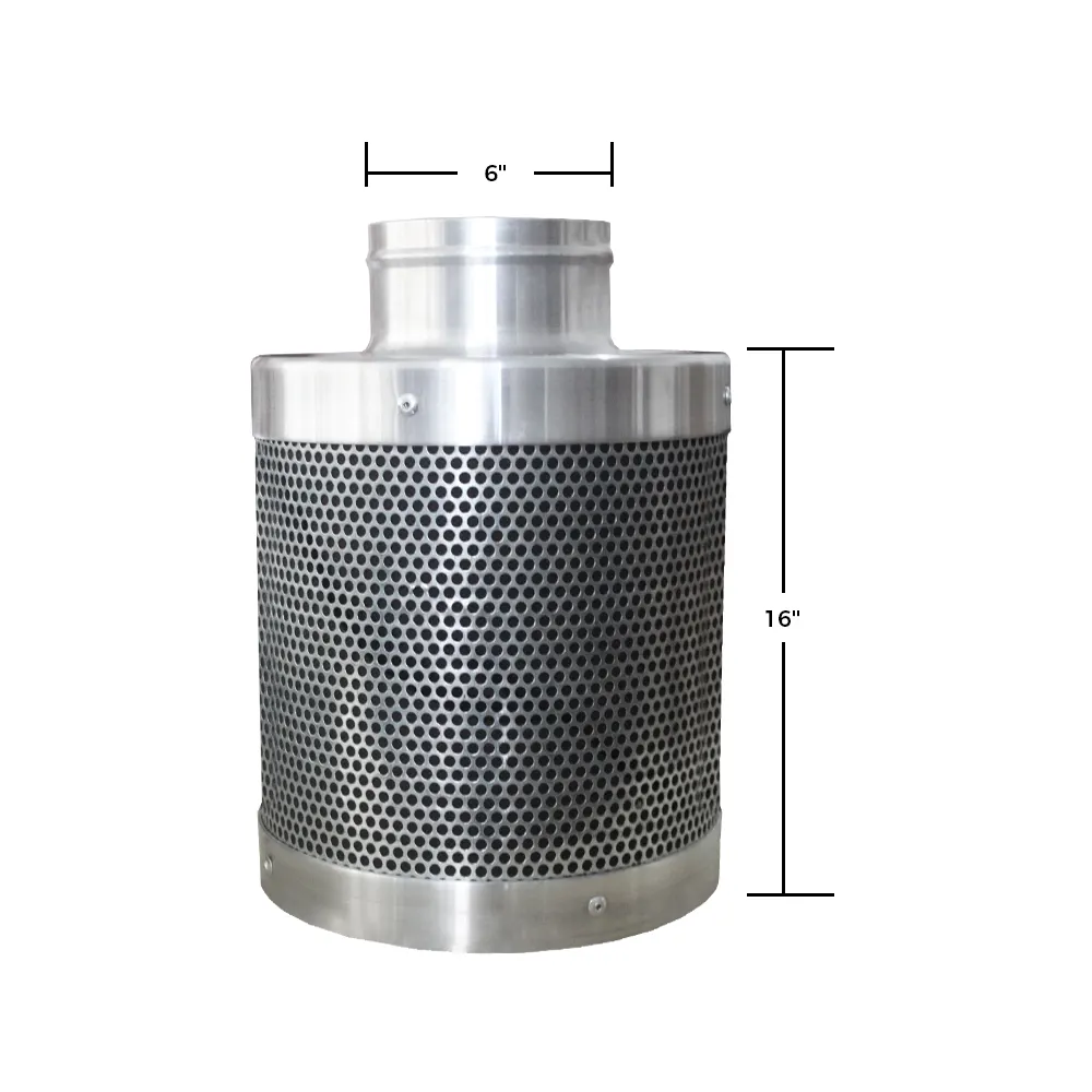 6 pulgadas filtro de carbono activado con precio competitivo en hidroponía