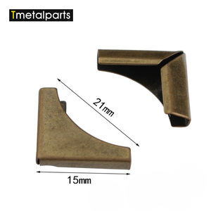 all'ingrosso su ordinazione di Modo di alta qualità in acciaio del metallo del sacchetto di protezione d'angolo per il libro - Product Image 3