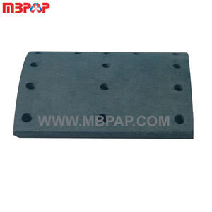 ผ้าเบรกแบบไม่มีใยหิน WVA 19068 4515 4707 4709 4551 <span class=keywords><strong>VL88</strong></span> BC36 BC37 อะไหล่รถบรรทุก - Product Image 1