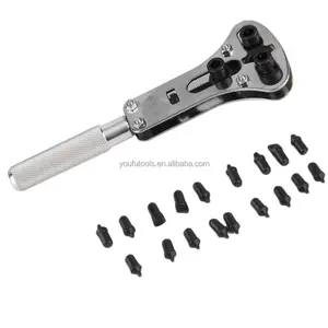 Parafuso ferramenta de Reparo do Relógio à prova d' água Da Tampa Do Caso Abrir/fechar Opener Wrench Remover Para Relojoeiro