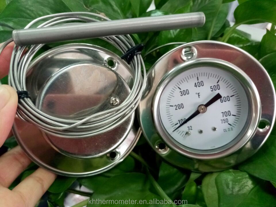 Биметаллический промышленный бытовой 2 метров линии капиллярного давления плита термометр датчик температуры