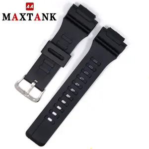 Correa de Reloj de Caucho PU de Alta Calidad para W735H AQS810W - Product Image 1
