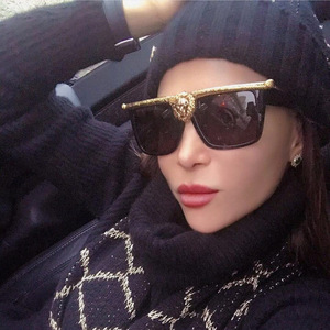 Lunettes de soleil unisexe Vintage à la mode avec tête de Lion, pour hommes et femmes, uniques, unisexes, tendance, UV400, 96876 - Product Image 1