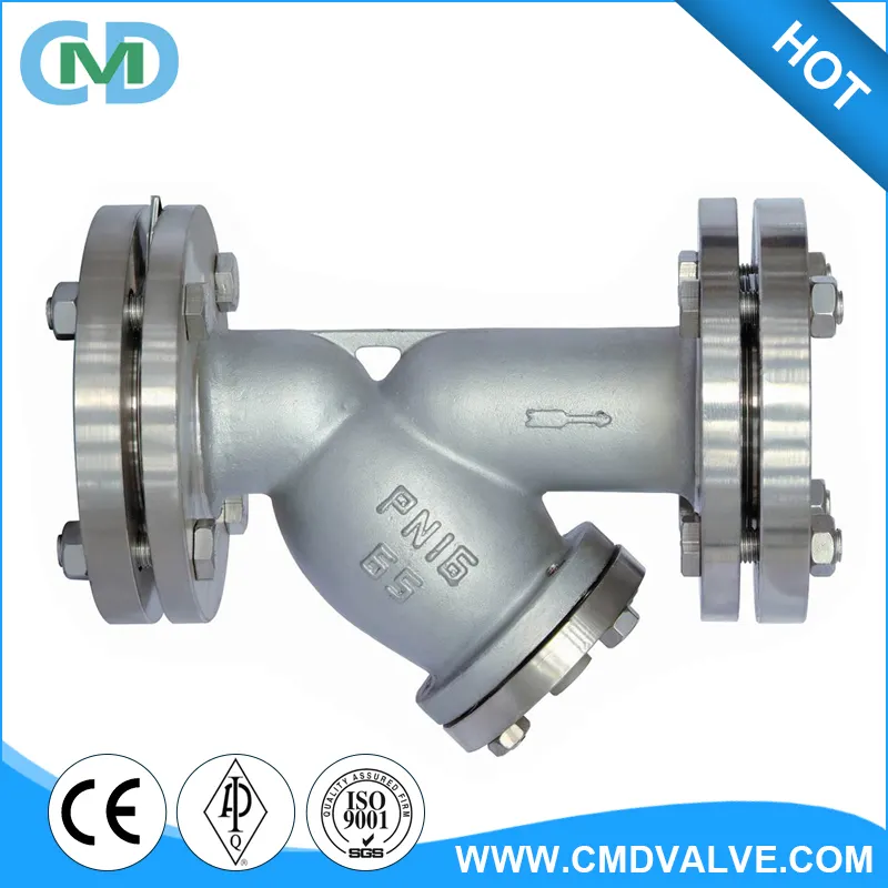 Fuel Oil 304 Stainless Steel Fine Mesh Y Type Filter Strainer