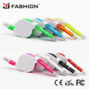 Rétractable USB Data Sync <span class=keywords><strong>Chargeur</strong></span> Câble <span class=keywords><strong>Cordon</strong></span> Fil avec LED lumière Pour Samsung, HTC, Android, <span class=keywords><strong>iPhone</strong></span> 6 Plus 5S 5 iPad - Product Image 1