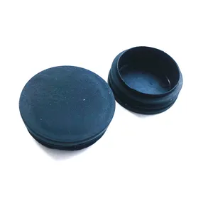 Customizable Black PP Plastic ROUND End Caps for Tubular Steel Diameter28mm