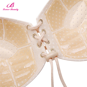<span class=keywords><strong>Moda</strong></span> pecho push silicona <span class=keywords><strong>nude</strong></span> señoras sexy sujetador sin tirantes - Product Image 3