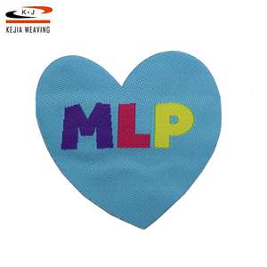 Corte ultrasónico diseño todo tipo de sombrero tamaño estándar tejida personalizado parche con merrow frontera - Product Image 6