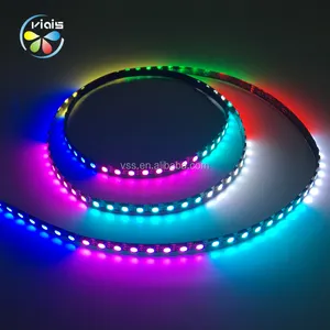 17 مفتاح التحكم 144 بكسل لكل متر DC5V WS2812B WS2811 للبرمجة 5050 RGB Led شريط رقمي