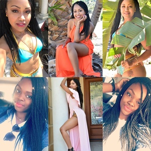 24 "22 fili/confezione Ombre grigio marrone biondo Pre <span class=keywords><strong>Loop</strong></span> medio scatola trecce sintetiche Crochet trecce - Product Image 5