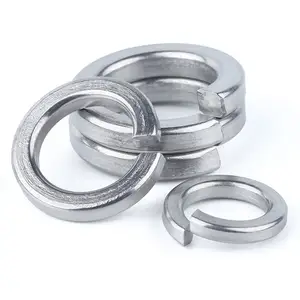 High Quality DIN127 Stainless Steel 304 316 Lock Spring Washer Machine Double Coil Spring Washer