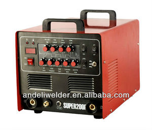 Máquina <span class=keywords><strong>de</strong></span> soldadura tig <span class=keywords><strong>de</strong></span> pulso AC DC, inversor barato, WSME-200, 2013 - Product Image 1