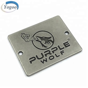 Plating Label <strong>Plates</strong> for Furniture High Quality Custom Engraved Brand Logo Metal Metal Tag Hard <strong>Enamel</strong> Rectangle Casting Letters - Product Image 4