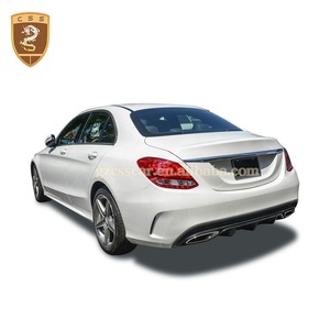 Kit de petites pièces en Fiber de carbone, accessoires de voiture, lèvre avant, pour <span class=keywords><strong>Mercedes</strong></span> benz classe C W205 C180 C200 C300, vente en gros, - Product Image 4
