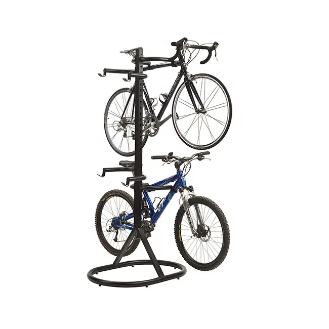 4 Bike Retail Shop Garage Bicycle Storage Organizer Metal Floor Bike Parking Rack Vertical Bicycle Stand Racks