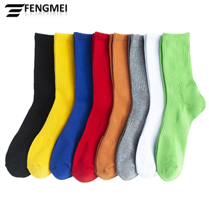 Tinh Khiết Rắn Terry Đệm Nk Vớ Tùy Chỉnh Cotton Thoáng Khí Đầy Màu Sắc Người Đàn Ông Nén Vớ Thể Thao Ống Elite Bóng Rổ Crew Vớ - Product Image 4