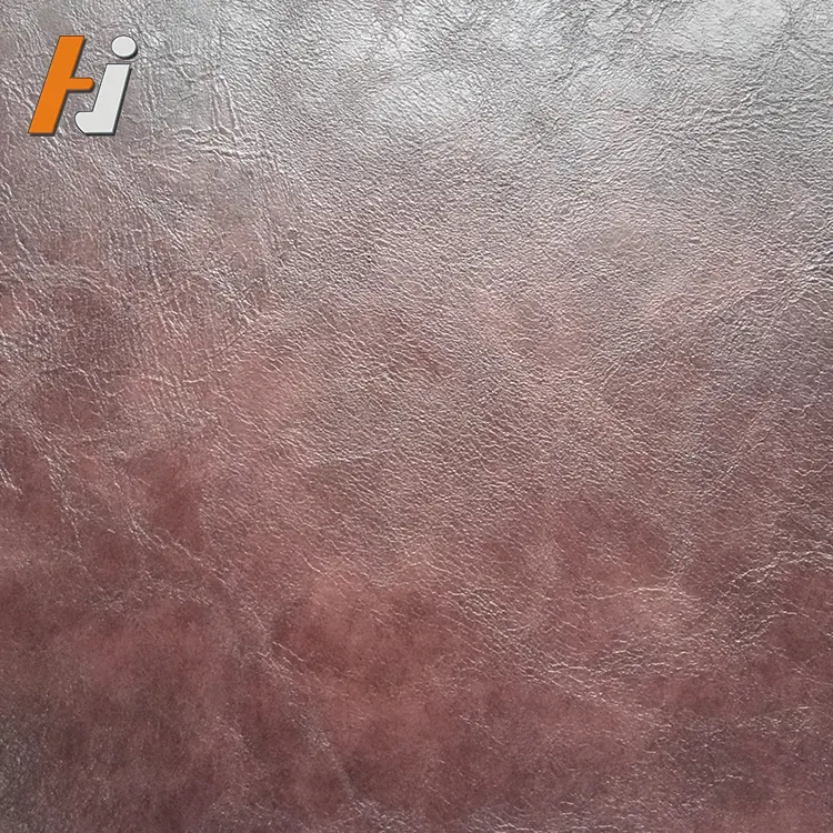 The most popular good quality custom logo colorful vintage wax oil leather use on furniture synthetic pu leather oil