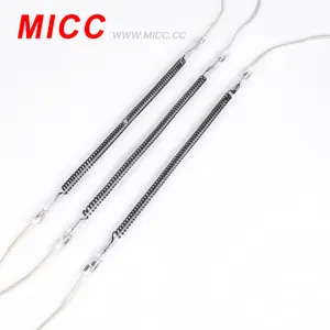 MICC高温赤外線石英ガラス管ヒーター発熱体工業用