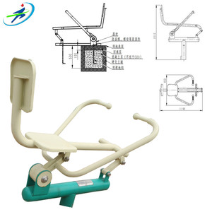 Équipement de <span class=keywords><strong>rameur</strong></span> en plein air, équipement de <span class=keywords><strong>fitness</strong></span>, <span class=keywords><strong>rameur</strong></span> dans le parc - Product Image 6
