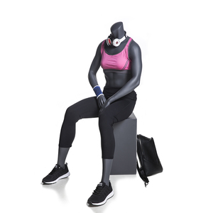 <span class=keywords><strong>Mannequin</strong></span> féminin en fibre de verre réaliste en <span class=keywords><strong>position</strong></span> assise pour l'affichage de vêtements de sport, vente en gros - Product Image 3