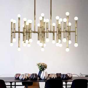 JYLIGHTING Meurice Modern Rectangular Pendant Lamp LED <strong>Light</strong> Design with Metal Glass for Restaurant <strong>Dining</strong> Lighting Fixtures - Product Image 4