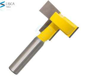 L-N125 8mmシャンク<span class=keywords><strong>t</strong></span>スロットカッタータングステンカーバイドロックホールルータービット木工ナイフ - Product Image 3