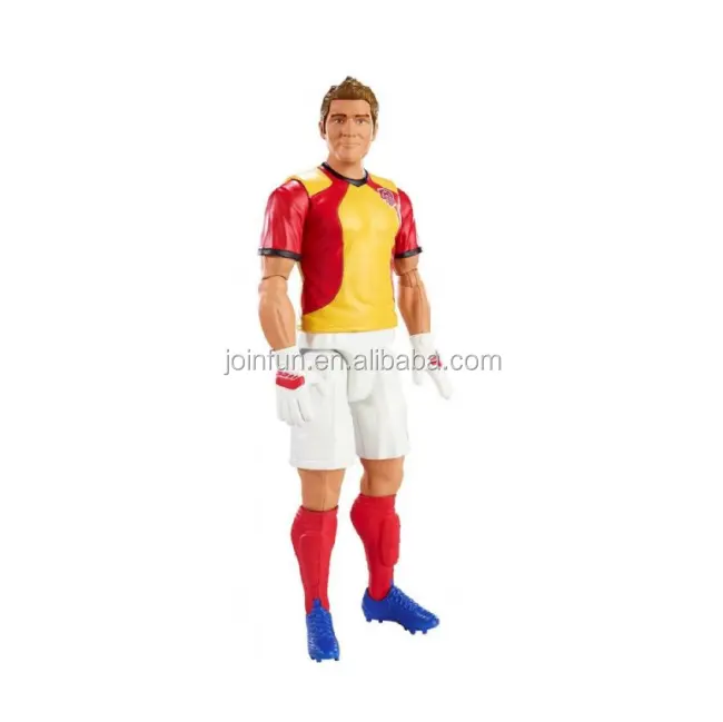 Figuras de fútbol de plástico hechas a medida de equipos personalizados, equipos de jugadores de figuras de fútbol de caras personalizadas