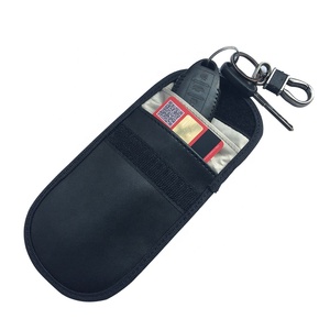 Sac de Protection <span class=keywords><strong>RFID</strong></span>, <span class=keywords><strong>anti</strong></span>-clignotant, pochette de Protection, portefeuille pour la Protection des clés de <span class=keywords><strong>voiture</strong></span> - Product Image 4