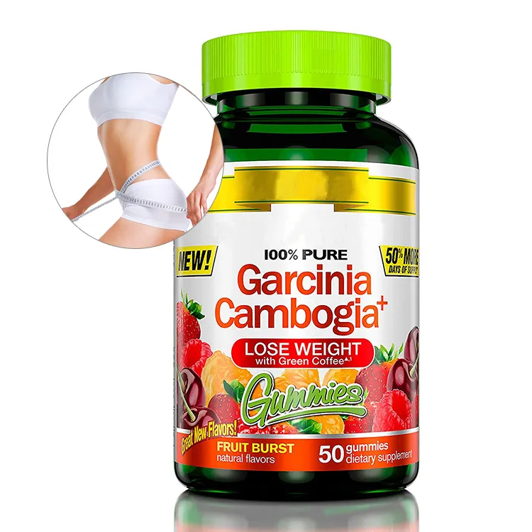 Bio Pektin Gewichts verlust Gummis Garcinia Cambogia Bär Gummibärchen