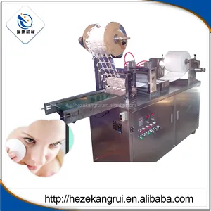 High quality KR-XM-A Round cosmetic cotton pad making machine for disposable non-woven pad