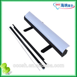 De alta calidad negro base roll <span class=keywords><strong>para</strong></span> arriba la bandera, de aluminio roll up <span class=keywords><strong>stand</strong></span>, retráctil <span class=keywords><strong>banner</strong></span> <span class=keywords><strong>stand</strong></span> - Product Image 1