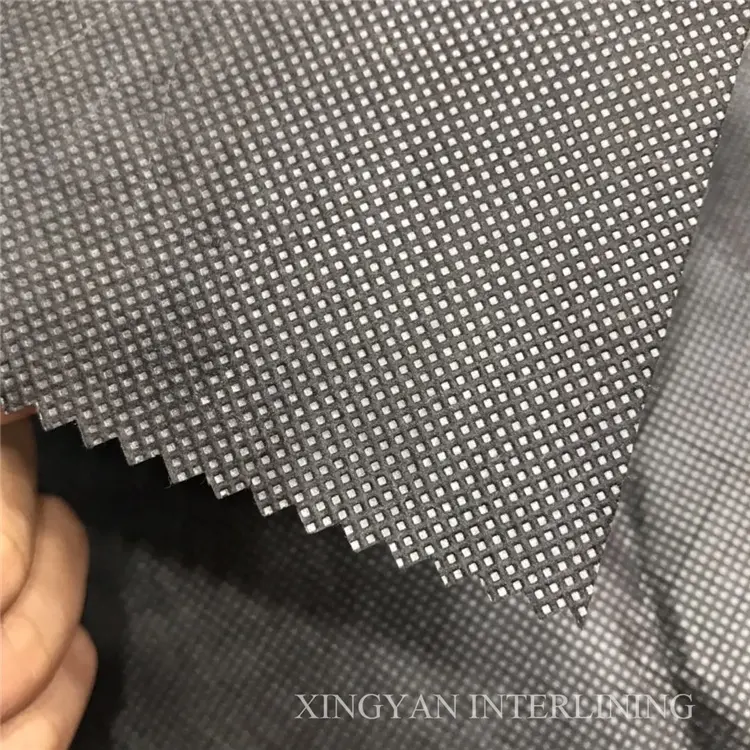 eco-friendly non woven microdot interfacing fusible interlining nonwoven fusing fabric interlining cloth