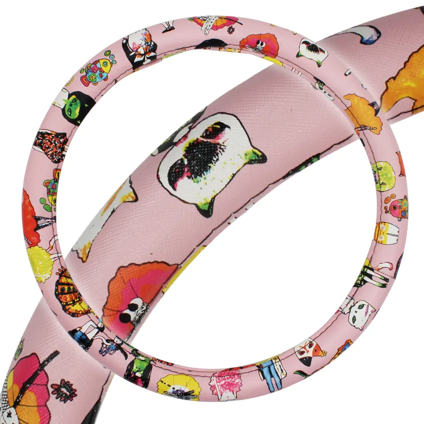 Pink Steering Wheel Cover For Girls