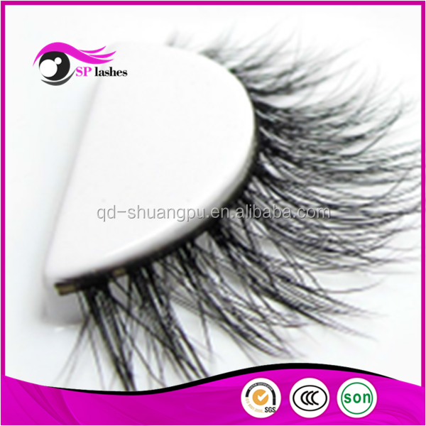 Doux Naturel Longtemps Réel Vison Cils Vison Faux Cils Bandes